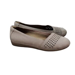 Abeo Womens Leather Fleur Loafer Slip on shoes sz 7.5